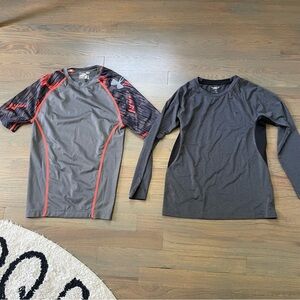 Under Armour & Old navy quick dry tops, size 8Y